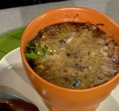 Суп из сушёных грибов с перловкой